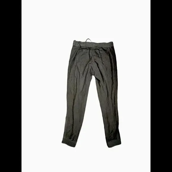 Lou & Grey Olive Green Cotton Joggers With Zipper Pockets Medium - Picture 3 of 3